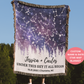 Stars The Night We Met Custom Star Map Blanket - Unique Christmas Gift, Star Map By Date Anniversary Gift, Night Sky Print Personalized Gift