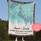 Cotton Anniversary Gift For Him Her Throw Blanket Custom Star Map By Date 2 Year Anniversary Gift Personalize Second Anniversary Gift Husband Wife