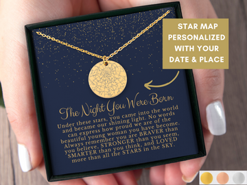 Star Map Personalized Birthday-18th Birthday Gift