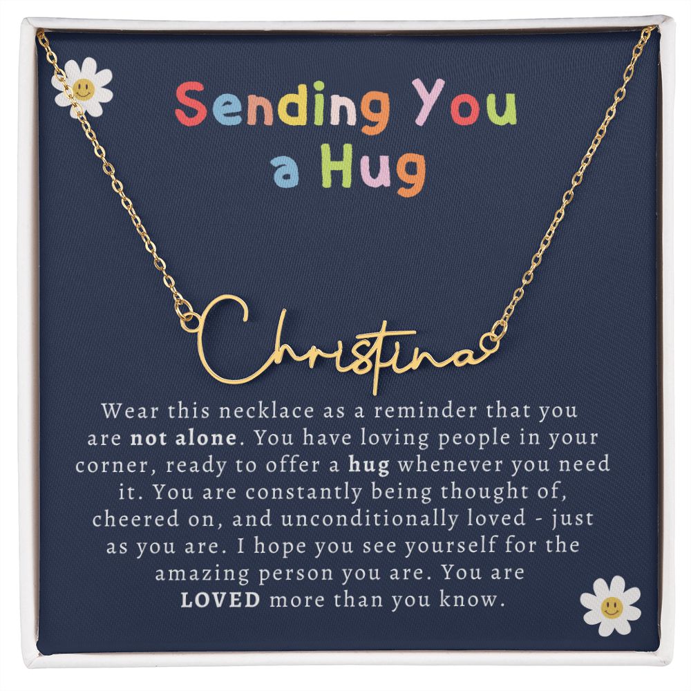 Hug Name Necklace