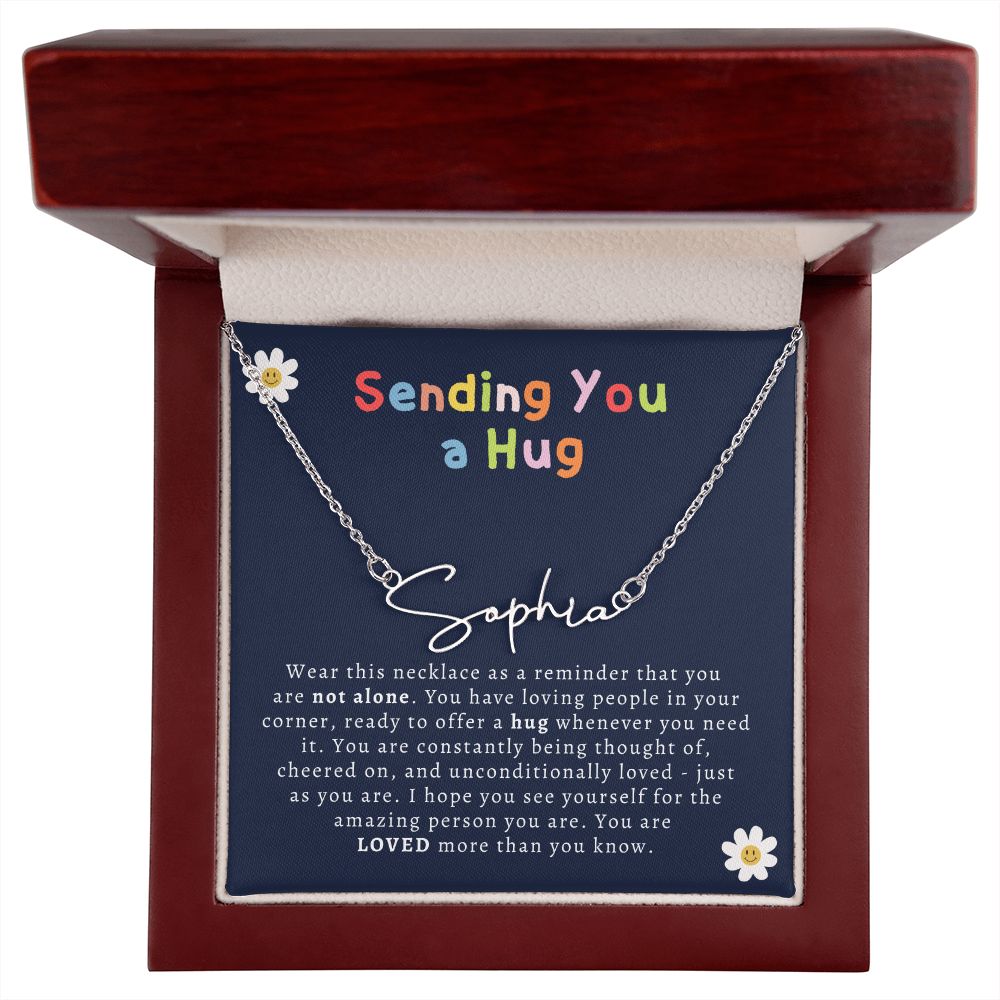 Hug Name Necklace