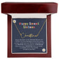 Sweet Sixteen Name Necklace