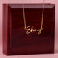 Sweet Sixteen Name Necklace
