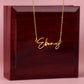 Cool Mom's Club | Gift for New Mom Signature Name Necklace