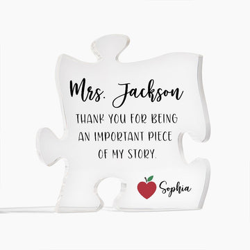 Thank you for being part of my story, Teacher appreciation gift, Teacher gift, Gift for teacher, Library Gift, Custom Teacher Gift